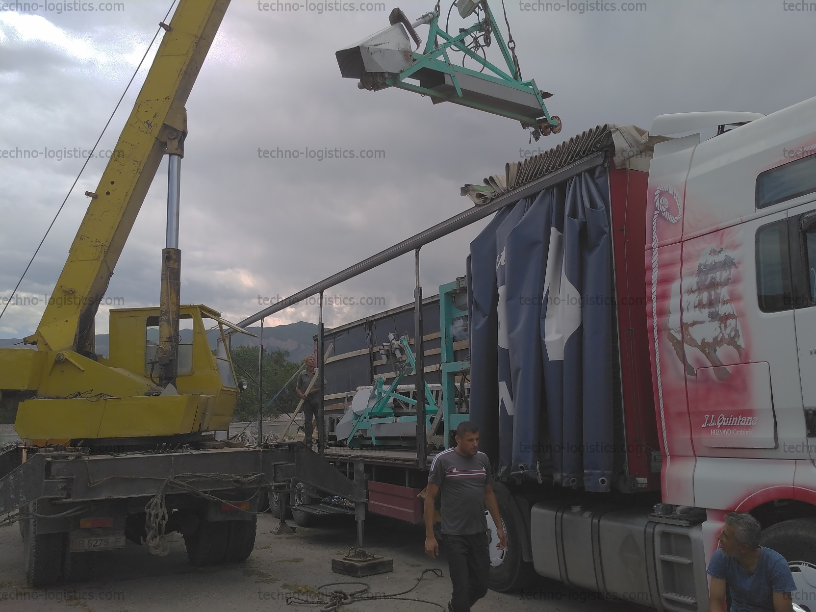 Доставка бетономешалок Iveco для дальнейшей отправки на Африканский континент.